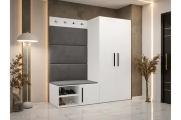 Farosa Entrémøbelsæt - Hvid - Møbler - Entrémøbler - Møbelsæt til hall og entre