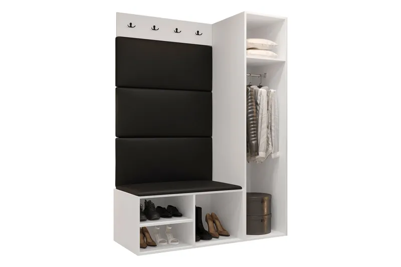 Farosa Entrémøbelsæt - Hvid - Møbler - Entrémøbler - Møbelsæt til hall og entre