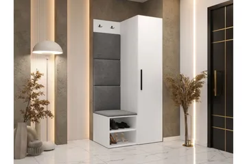 Farosa Entrémøbelsæt - Hvid - Møbler - Entrémøbler - Møbelsæt til hall og entre