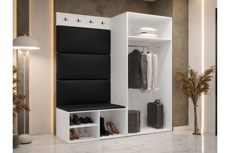 Farosa Entrémøbelsæt - Hvid - Møbler - Entrémøbler - Møbelsæt til hall og entre