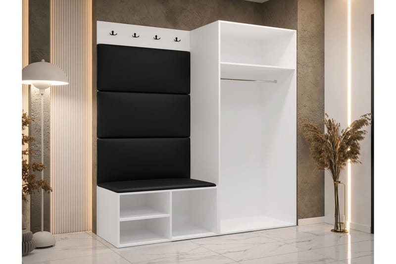 Farosa Entrémøbelsæt - Hvid - Møbler - Entrémøbler - Møbelsæt til hall og entre