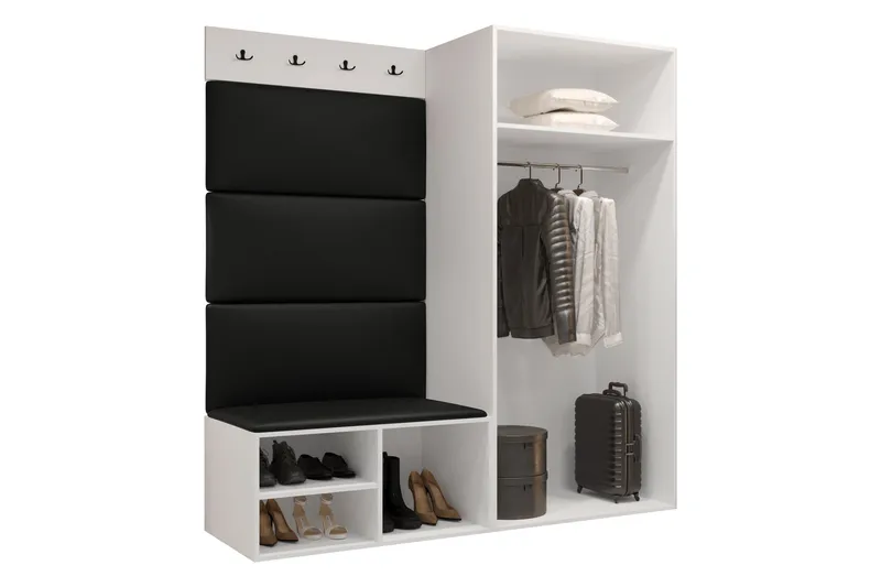 Farosa Entrémøbelsæt - Hvid - Møbler - Entrémøbler - Møbelsæt til hall og entre