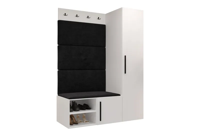 Farosa Entrémøbelsæt - Hvid - Møbler - Entrémøbler - Møbelsæt til hall og entre