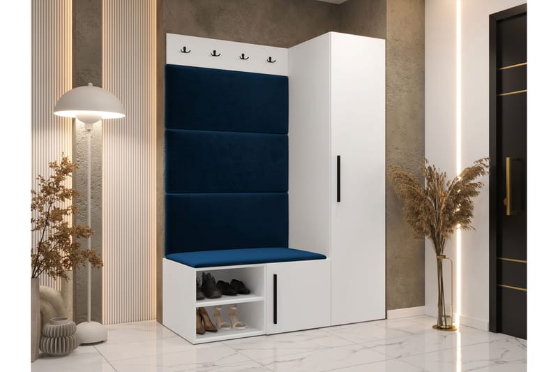 Farosa Entrémøbelsæt - Hvid - Møbler - Entrémøbler - Møbelsæt til hall og entre