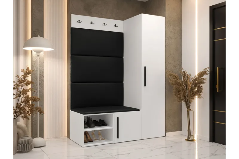 Farosa Entrémøbelsæt - Hvid - Møbler - Entrémøbler - Møbelsæt til hall og entre