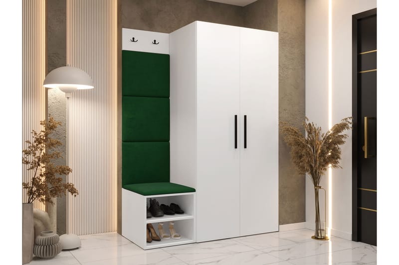 Farosa Entrémøbelsæt - Hvid - Møbler - Entrémøbler - Møbelsæt til hall og entre