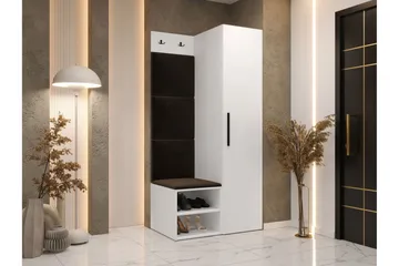 Farosa Entrémøbelsæt - Hvid - Møbler - Entrémøbler - Møbelsæt til hall og entre