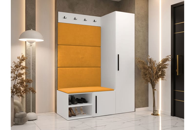 Farosa Entrémøbelsæt - Sort - Møbler - Entrémøbler - Møbelsæt til hall og entre