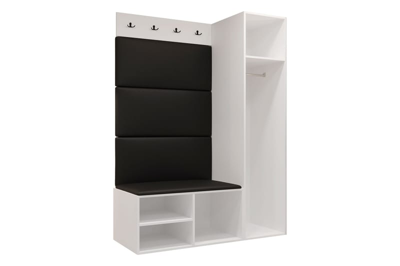 Farosa Entrémøbelsæt - Sort/Brun - Møbler - Entrémøbler - Møbelsæt til hall og entre