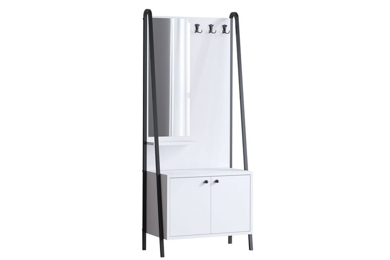 Favric Entrémøbelsæt, Sort/Hvid