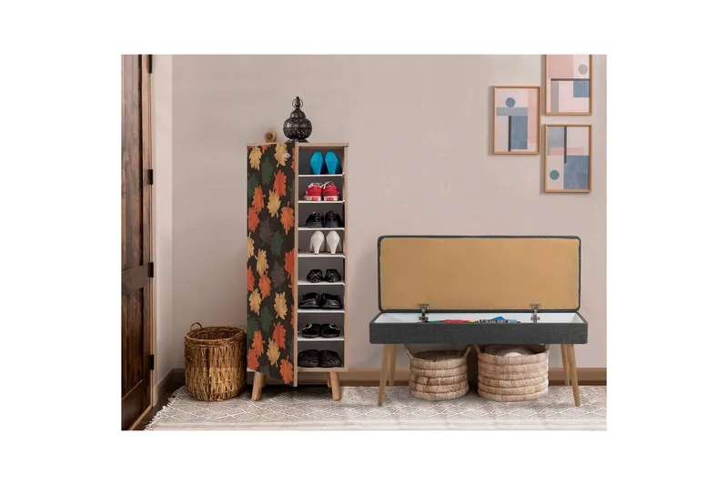 Gelsgan Entrémøbelsæt - Antracit - Møbler - Entrémøbler - Møbelsæt til hall og entre