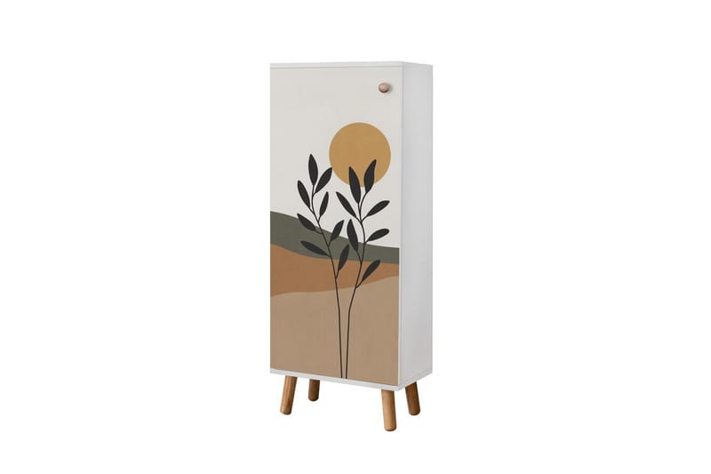 Gelsgan Entrémøbelsæt, Hvid/Sten