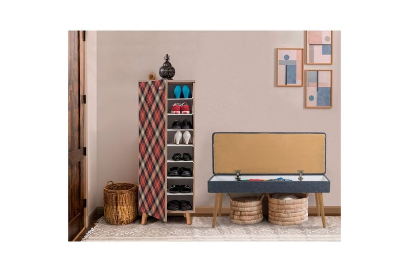 Gelsgan Entrémøbelsæt - Mørkeblå - Møbler - Entrémøbler - Møbelsæt til hall og entre