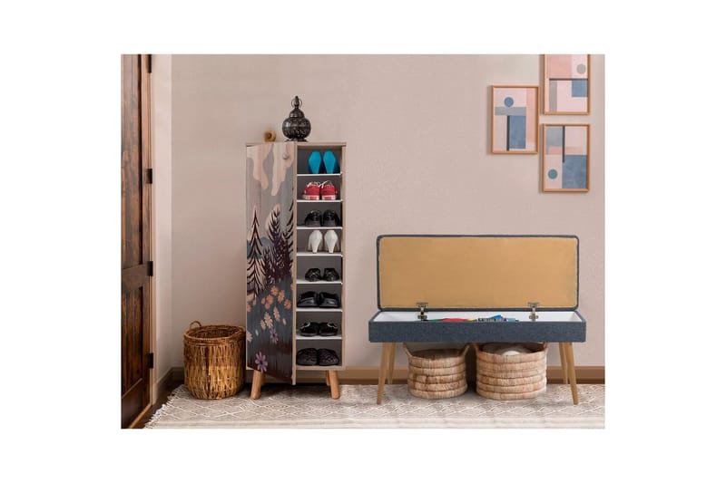 Gelsgan Entrémøbelsæt - Mørkeblå - Møbler - Entrémøbler - Møbelsæt til hall og entre