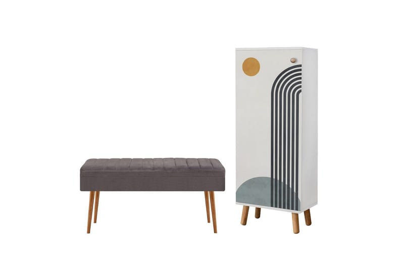 Gelsgan Entrémøbelsæt - Møbler - Entrémøbler - Møbelsæt til hall og entre