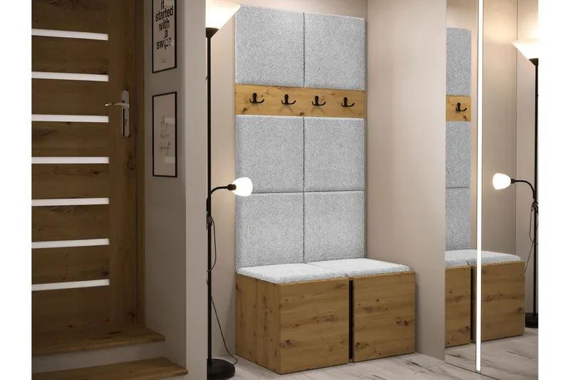 Hollan Hall Møbelsæt - Beige - Møbler - Entrémøbler - Møbelsæt til hall og entre