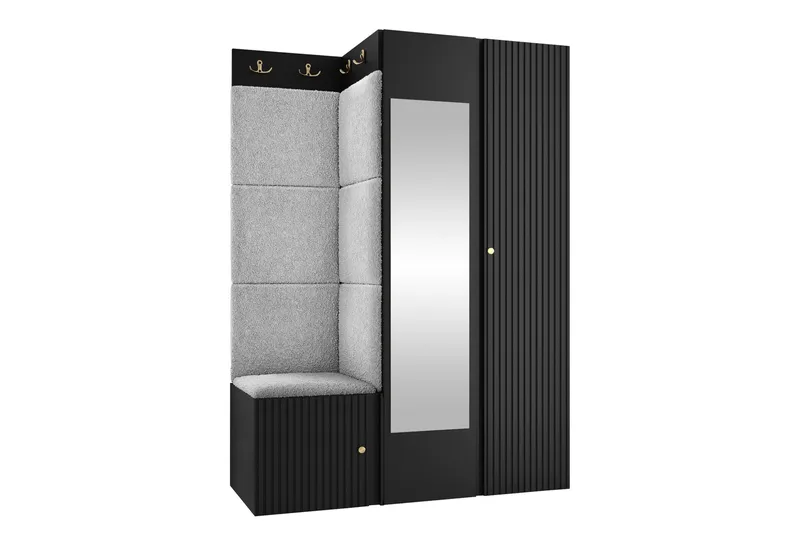 Hollan Hall Møbelsæt, Brun