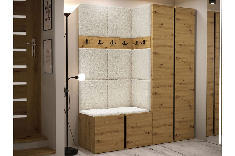 Hollan Hall Møbelsæt - Brun - Møbler - Entrémøbler - Møbelsæt til hall og entre