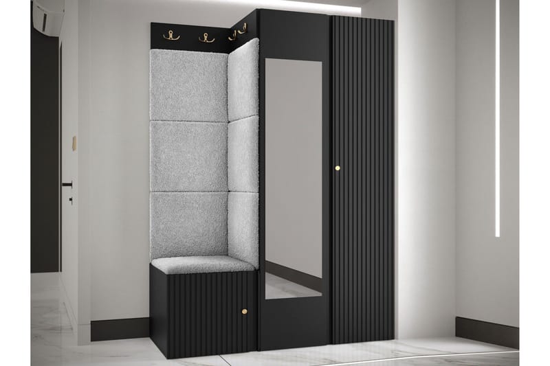 Hollan Hall Møbelsæt - Brun - Møbler - Entrémøbler - Møbelsæt til hall og entre