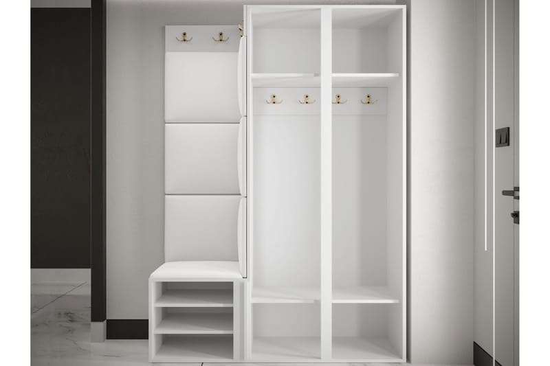 Hollan Hall Møbelsæt - Brun/Beige - Møbler - Entrémøbler - Møbelsæt til hall og entre