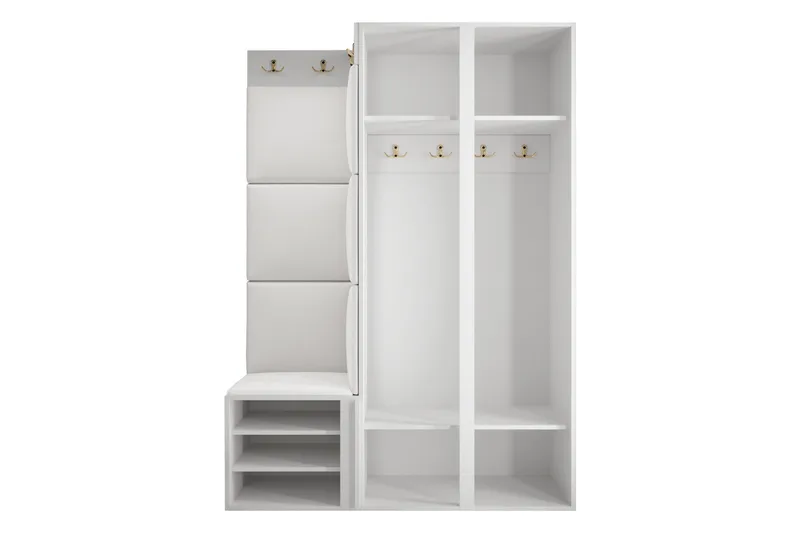 Hollan Hall Møbelsæt - Brun/Beige - Møbler - Entrémøbler - Møbelsæt til hall og entre