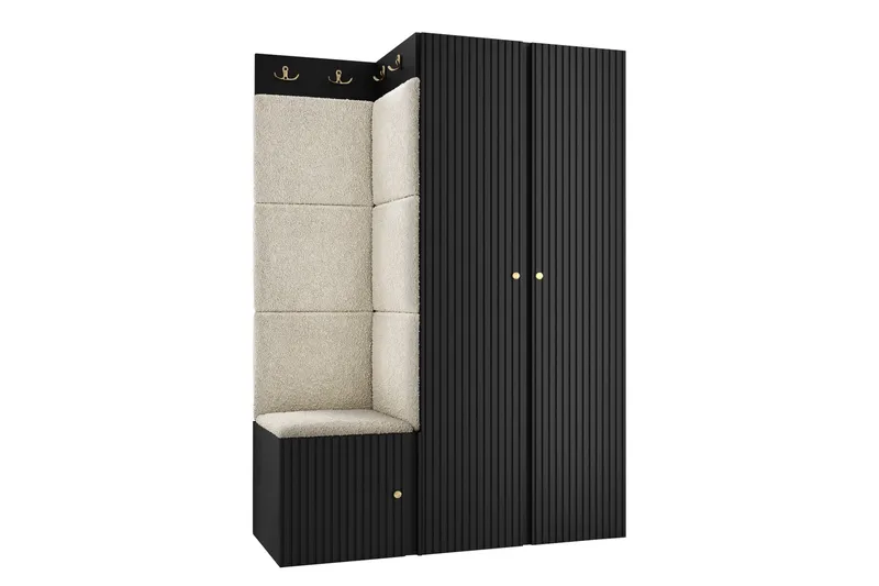 Hollan Hall Møbelsæt - Brun/Beige - Møbler - Entrémøbler - Møbelsæt til hall og entre