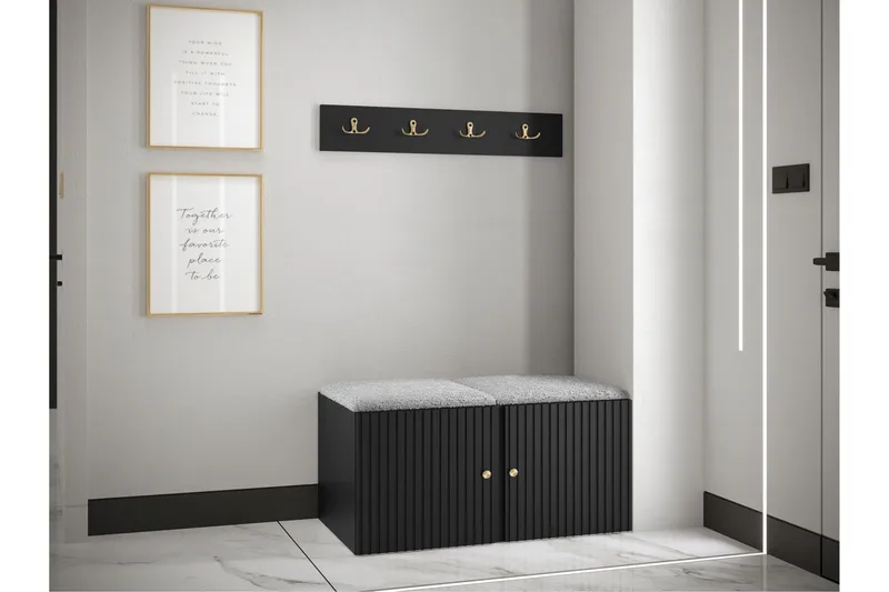 Hollan Hall Møbelsæt - Grå - Møbler - Entrémøbler - Møbelsæt til hall og entre