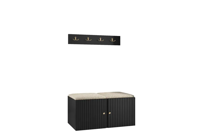 Hollan Hall Møbelsæt, Grå