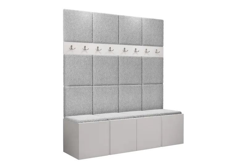 Hollan Hall Møbelsæt - Grå - Møbler - Entrémøbler - Møbelsæt til hall og entre