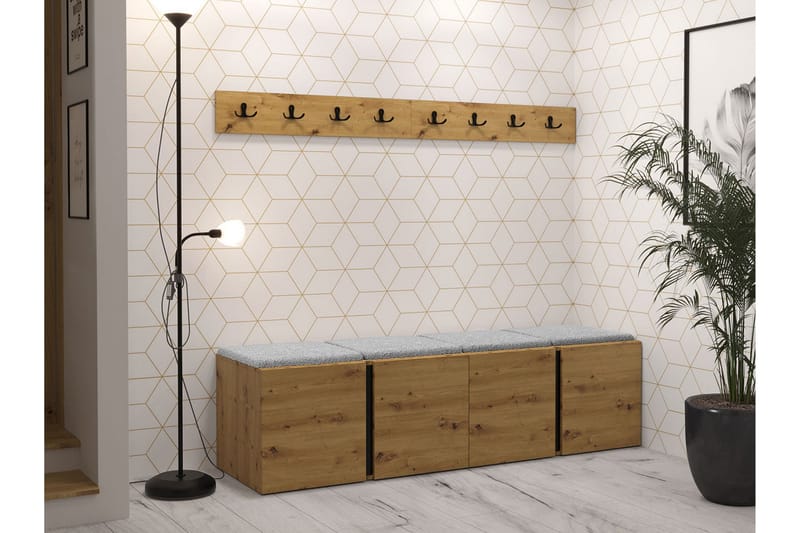 Hollan Hall Møbelsæt - Grå - Møbler - Entrémøbler - Møbelsæt til hall og entre