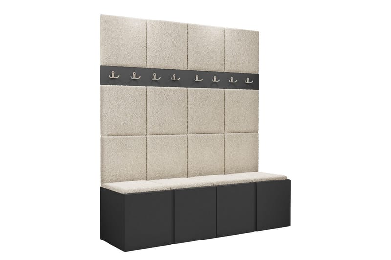 Hollan Hall Møbelsæt - Grå - Møbler - Entrémøbler - Møbelsæt til hall og entre