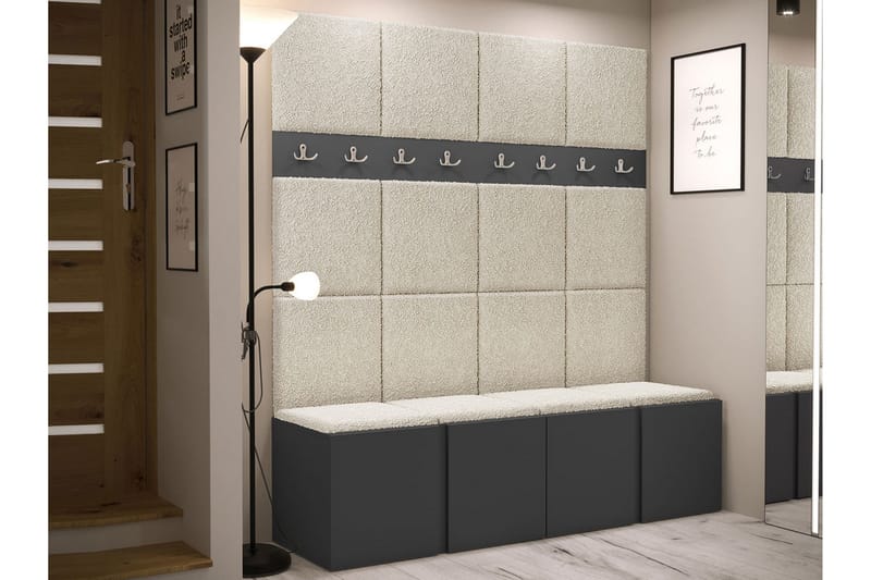 Hollan Hall Møbelsæt - Grå - Møbler - Entrémøbler - Møbelsæt til hall og entre