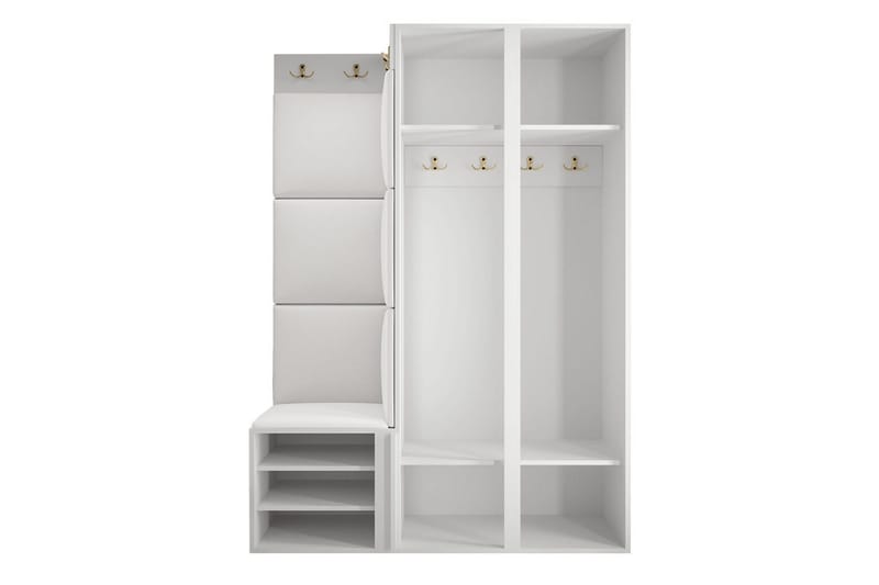 Hollan Hall Møbelsæt - Grå/Beige - Møbler - Entrémøbler - Møbelsæt til hall og entre