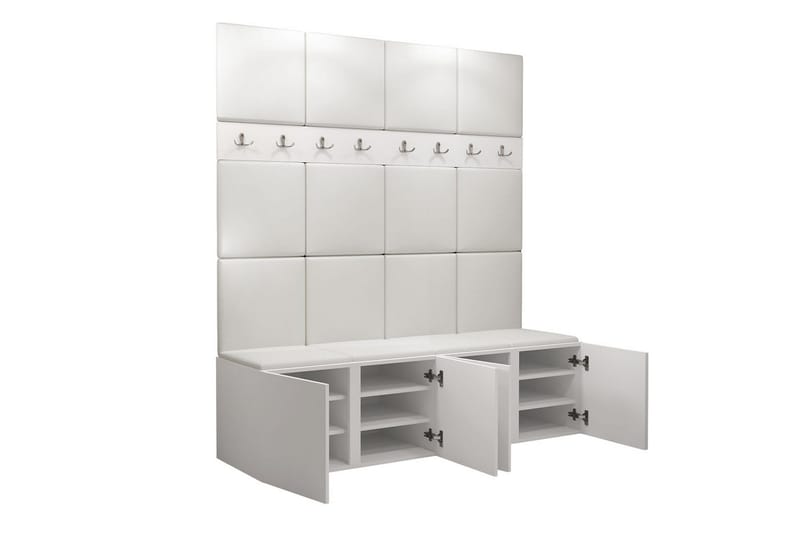 Hollan Hall Møbelsæt - Grå/Beige - Møbler - Entrémøbler - Møbelsæt til hall og entre