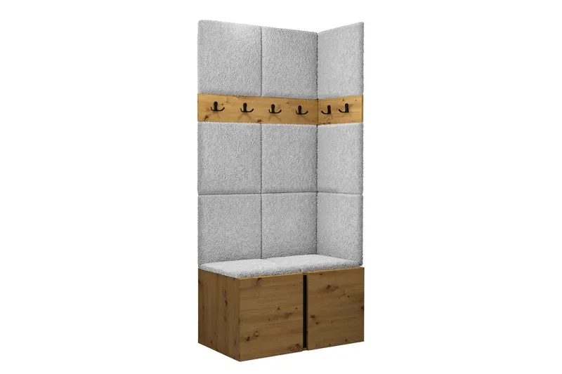 Hollan Hall Møbelsæt - Grå/Beige - Møbler - Entrémøbler - Møbelsæt til hall og entre