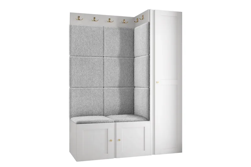 Hollan Hall Møbelsæt - Hvid - Møbler - Entrémøbler - Møbelsæt til hall og entre