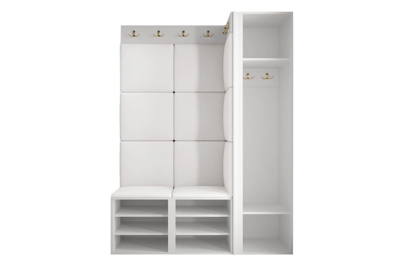 Hollan Hall Møbelsæt - Hvid - Møbler - Entrémøbler - Møbelsæt til hall og entre