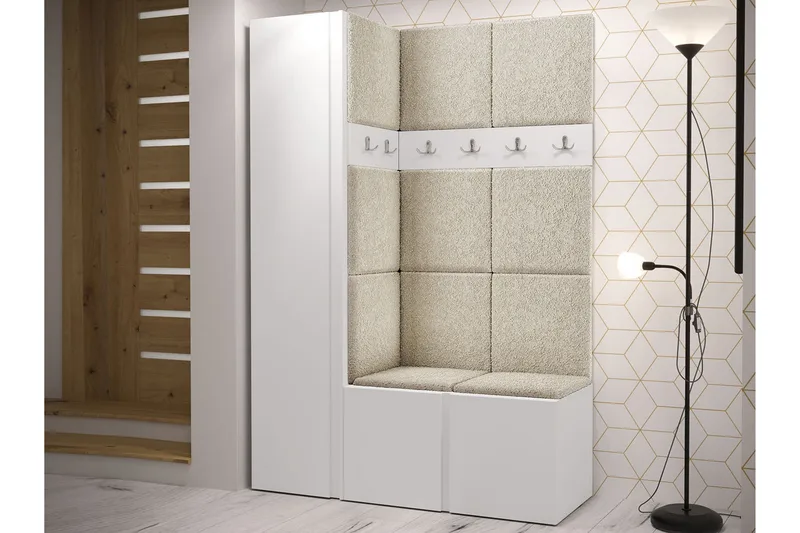 Hollan Hall Møbelsæt - Lyserød - Møbler - Entrémøbler - Møbelsæt til hall og entre