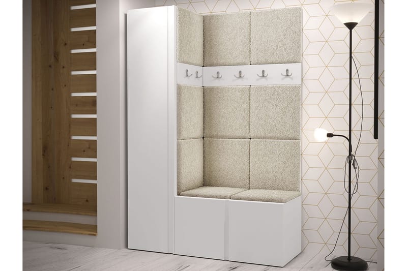 Hollan Hall Møbelsæt - Lyserød - Møbler - Entrémøbler - Møbelsæt til hall og entre