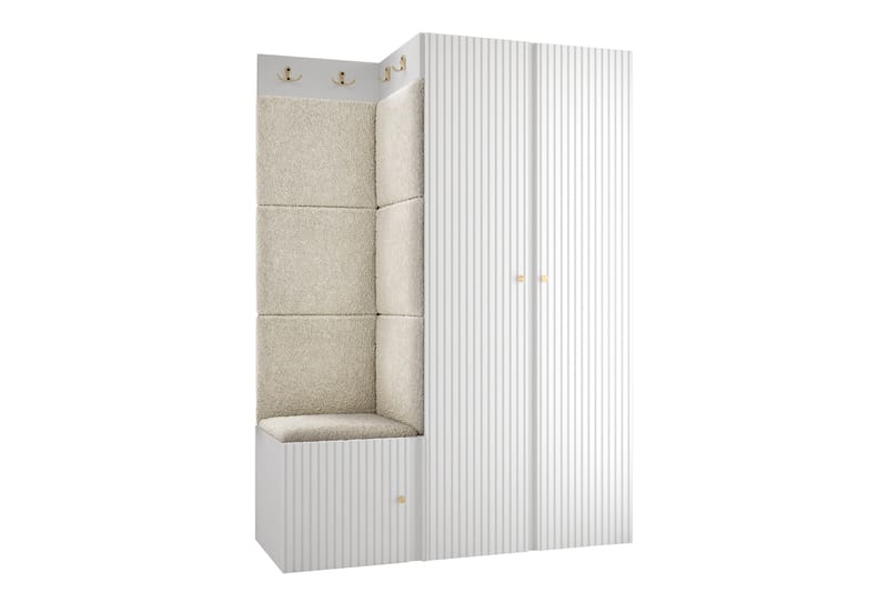 Hollan Hall Møbelsæt - Sort Og Hvid - Møbler - Entrémøbler - Møbelsæt til hall og entre