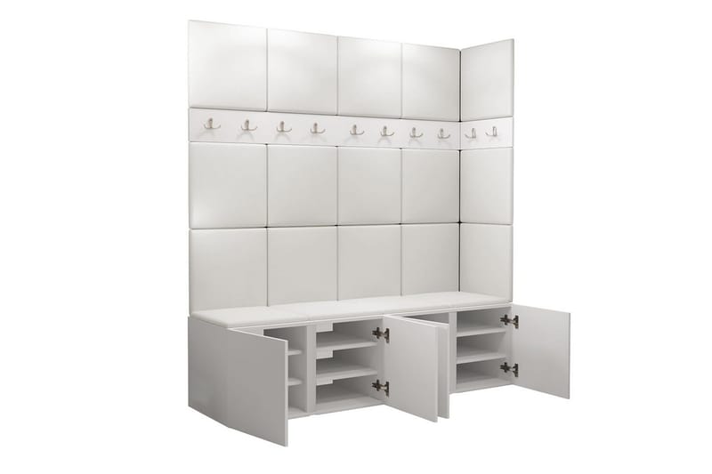 Hollan Hall Møbelsæt - Sort/Brun - Møbler - Entrémøbler - Møbelsæt til hall og entre