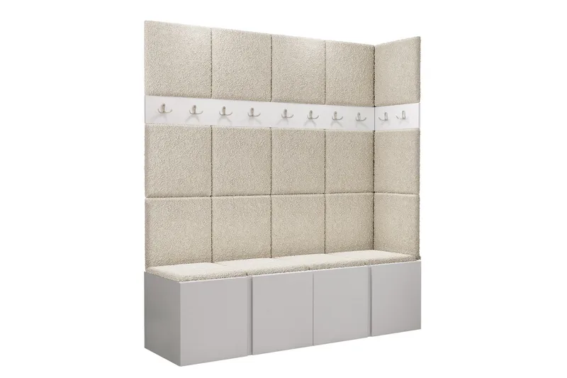 Hollan Hall Møbelsæt - Sort/Brun - Møbler - Entrémøbler - Møbelsæt til hall og entre