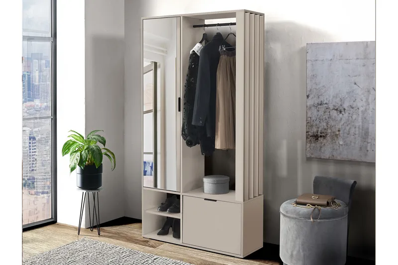 Kennard Entremøbelsæt - Beige - Møbler - Entrémøbler - Møbelsæt til hall og entre