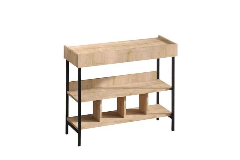 Acrona Entrémøbelsæt 35x103 cm - Natur/Hvid - Møbler - Entrémøbler - Møbelsæt til hall og entre