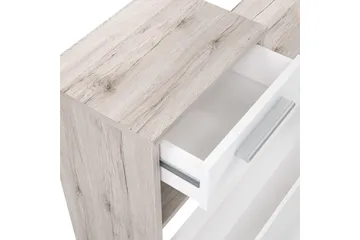Breslau Entrémøbelsæt 98x180 cm - Beige / brun / hvid - Møbler - Entrémøbler - Møbelsæt til hall og entre