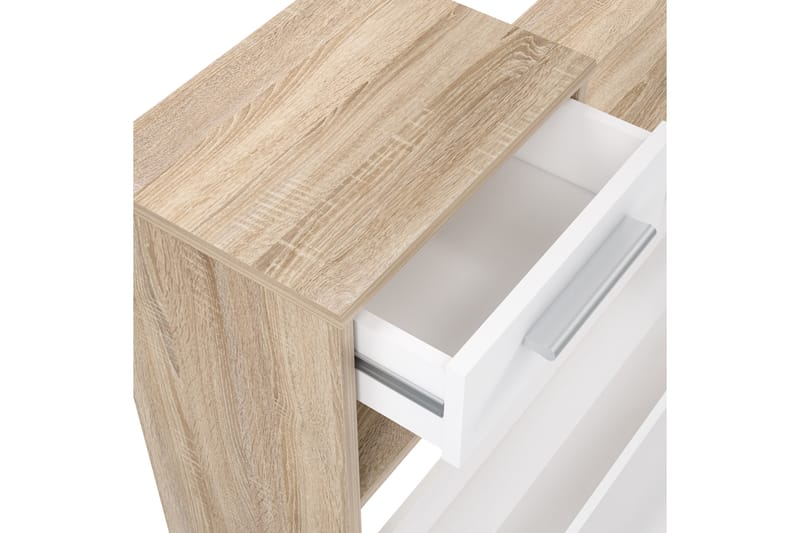 Breslau Entrémøbelsæt 98x180 cm - Beige/Hvid - Møbler - Entrémøbler - Møbelsæt til hall og entre