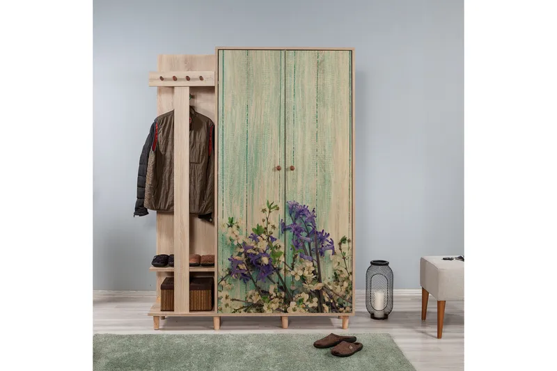 Brokind Tøjopbevaring 135 cm - Brun - Møbler - Entrémøbler - Møbelsæt til hall og entre