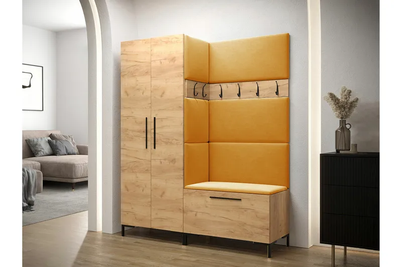 Dunvegan Hallmöbelset 158x44 cm Brown - Møbler - Entrémøbler - Møbelsæt til hall og entre