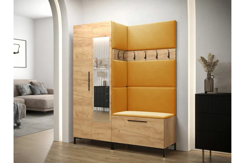 Dunvegan Hallmöbelset 158x46 cm Brown - Møbler - Entrémøbler - Møbelsæt til hall og entre