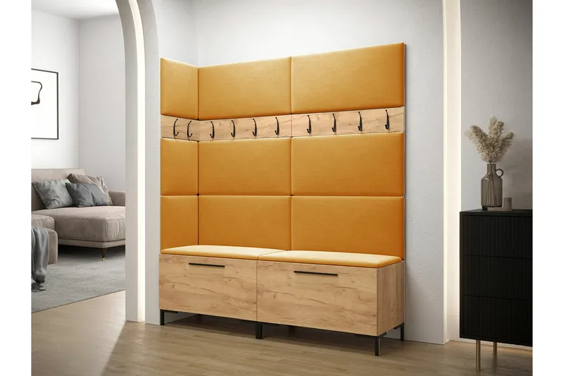 Dunvegan Hallmöbelset 168x46 cm Brown - Møbler - Entrémøbler - Møbelsæt til hall og entre